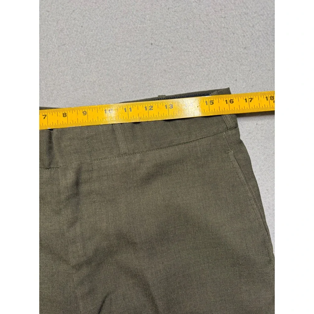 Vintage Military Trousers Mens 32X32‎ Olive Green 70s Durable Press Workwear